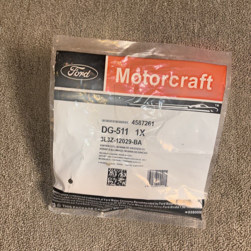 OEM NEW Genuine Ford Motorcraft F-150 5.4L 3V DG-511 Ignition Coil BLACK BOOTS
